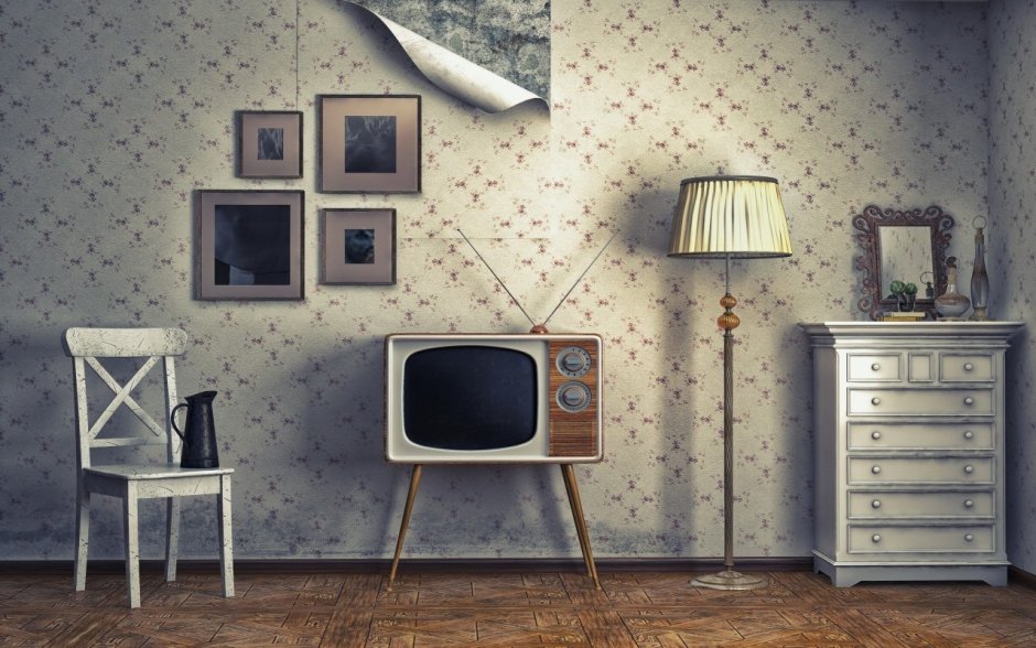 Ретро интерьер
