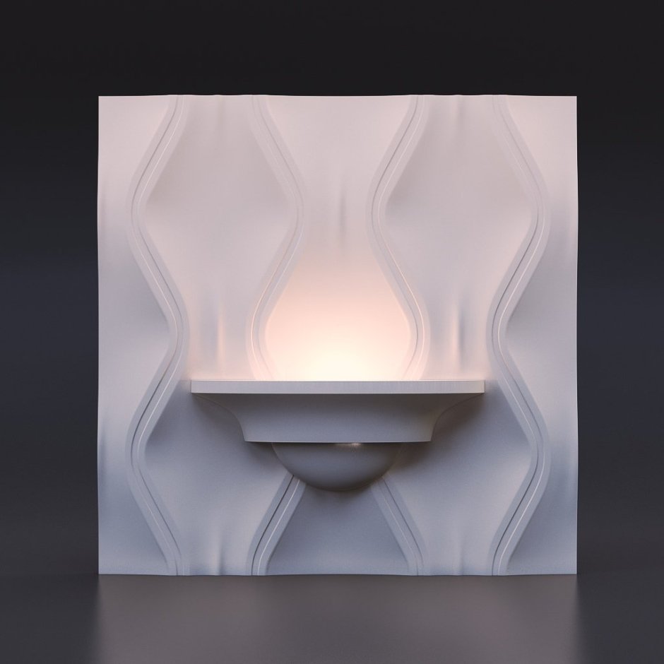 Бра из гипса