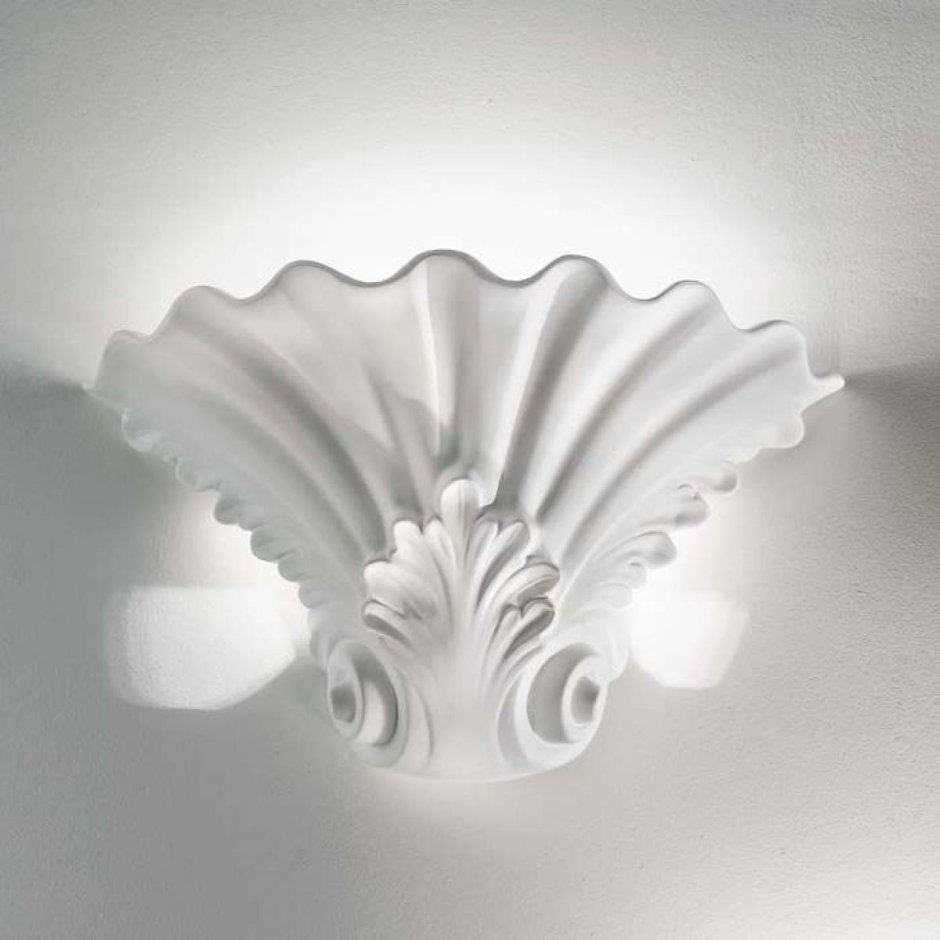 Светильник Ракушка из гипса