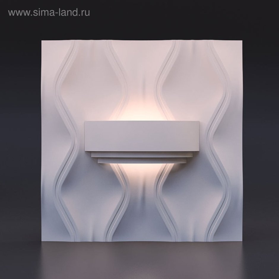 Светильник из гипса настенный