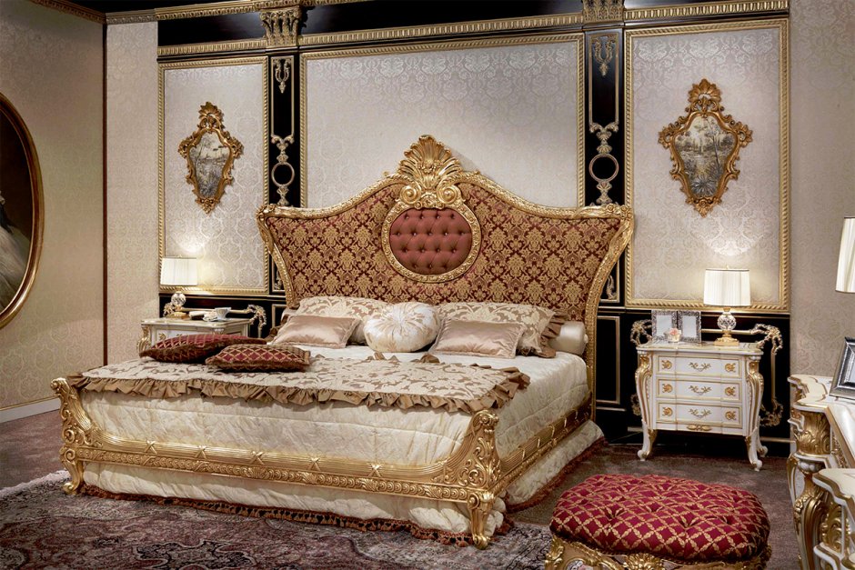 Спальня Версаче Золотая
