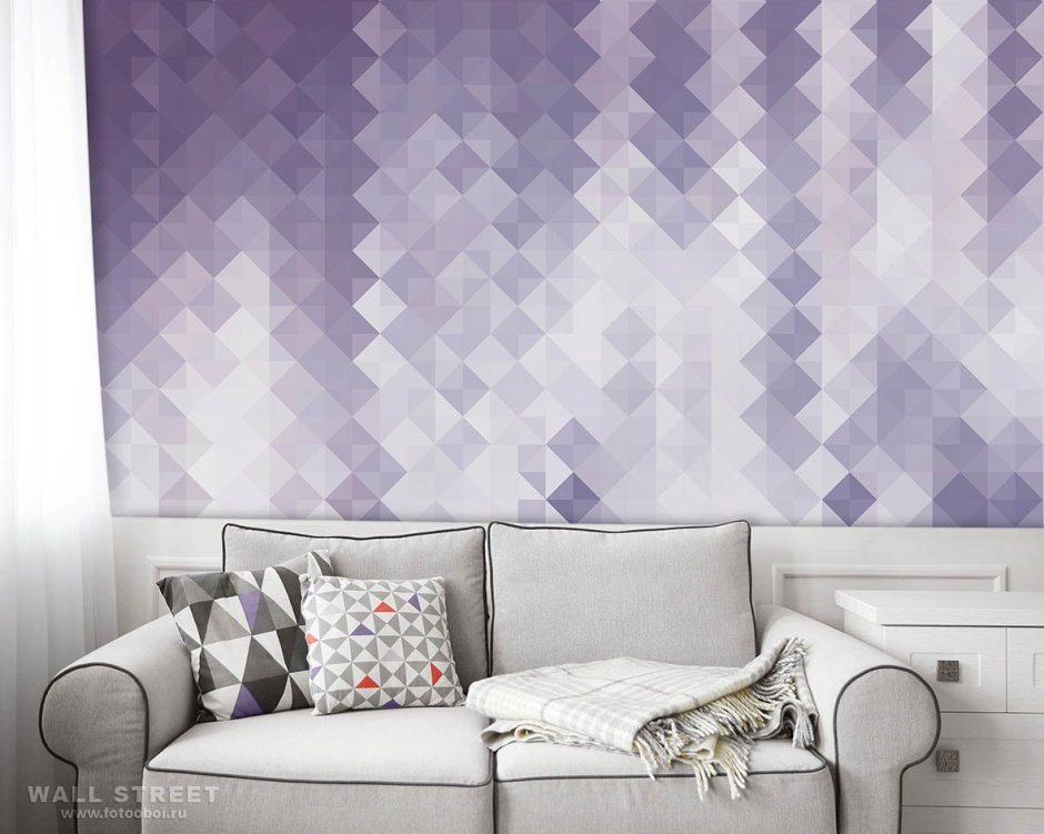 Геометрический градиент на стене