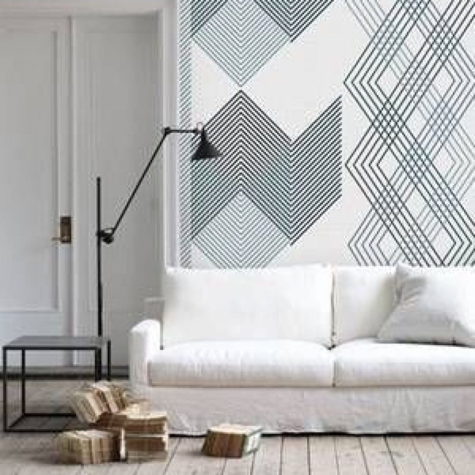 Геометрические рисунки в интерьере