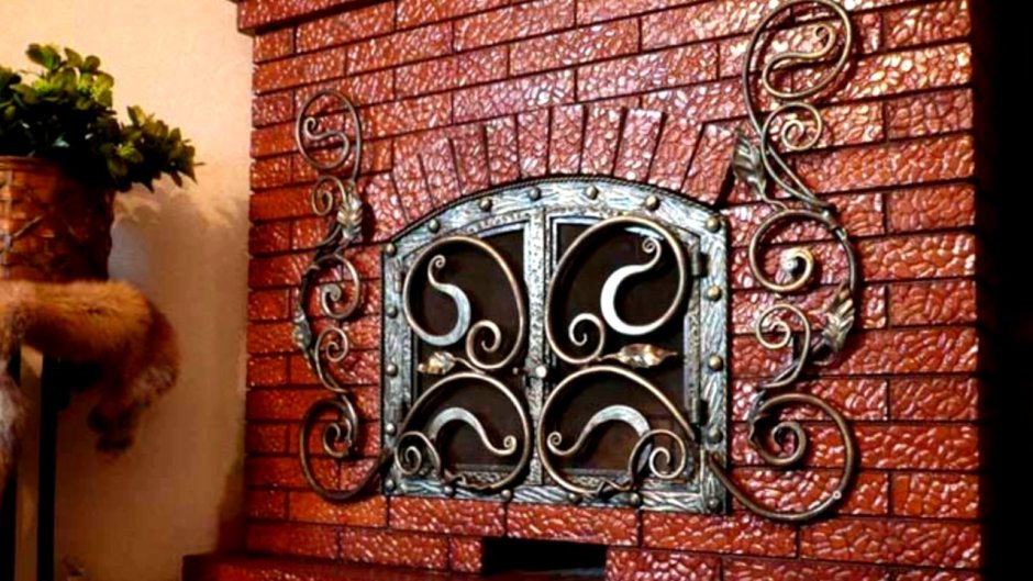 Кованый камин