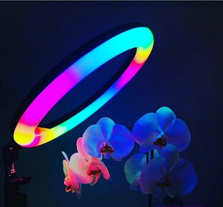 Кольцевая лампа RGB 33 см