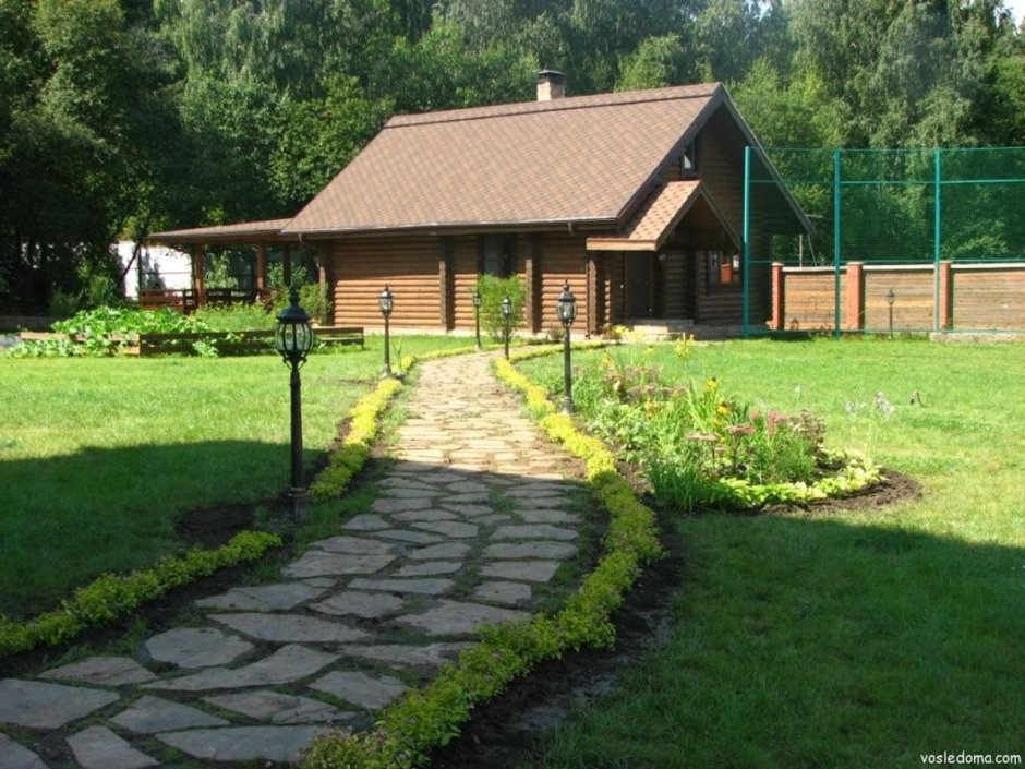 Красивые участки с баней