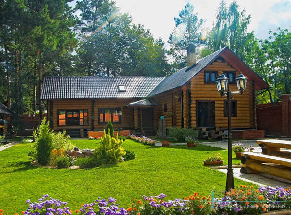 Красивые участки с баней