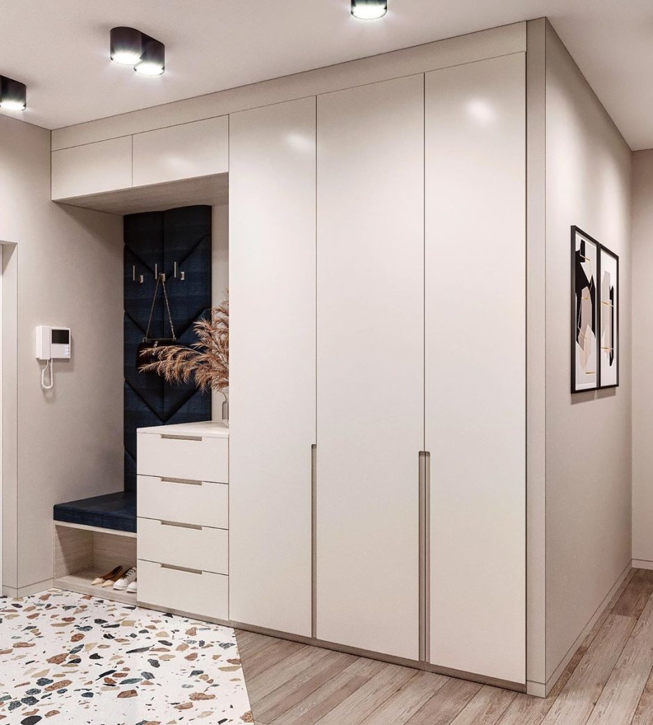 Белый шкаф в прихожую