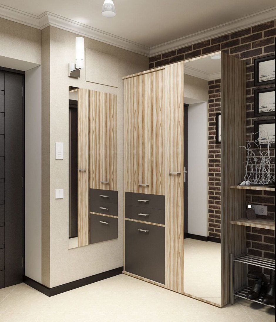 Квадратная прихожая