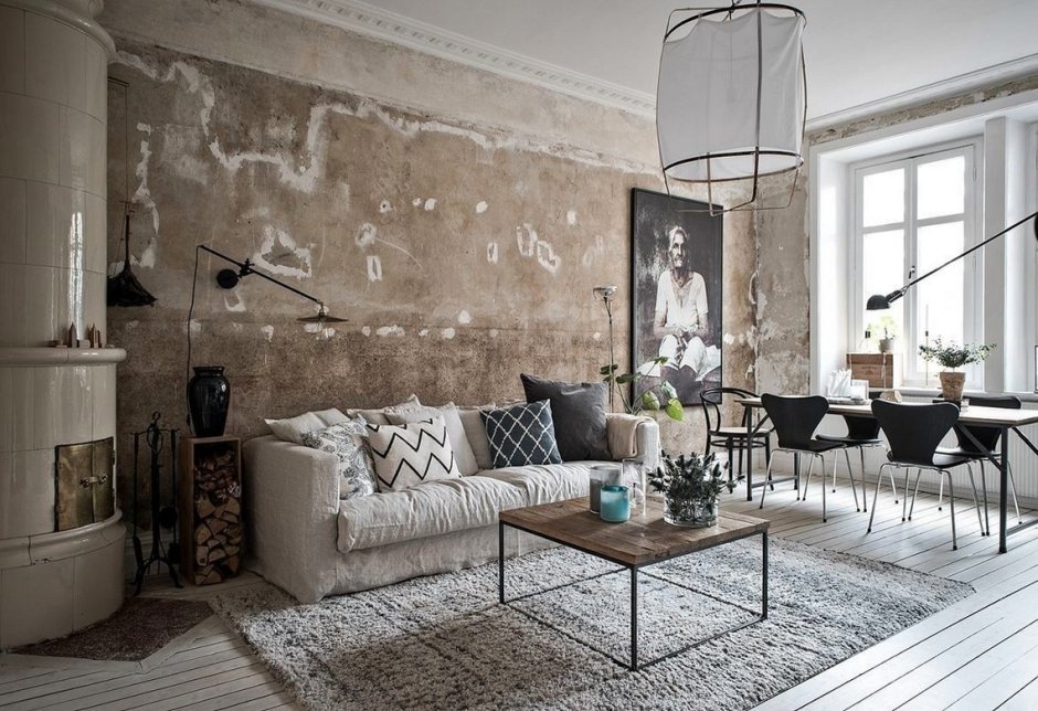 Декоративный бетон в интерьере