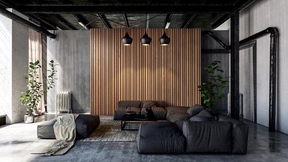 Лофт гранж в интерьере