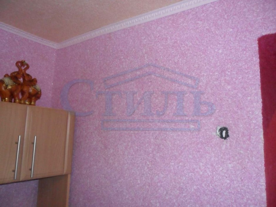 Жидкие обои сиреневые