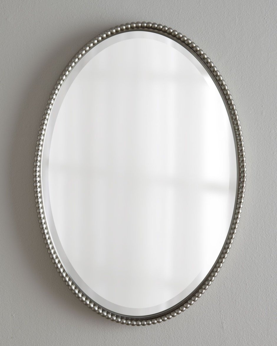Зеркало в ванную комнату овальное в раме
