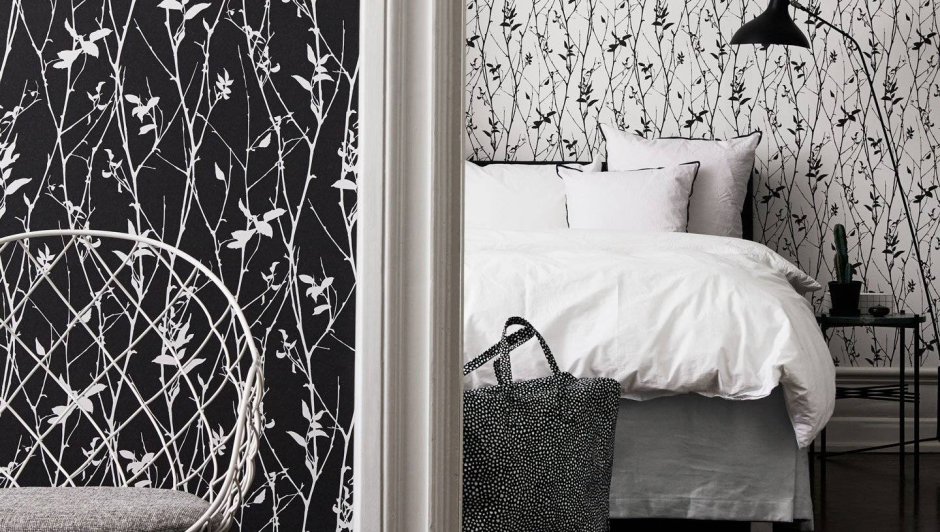 Обои черно-белые для стен