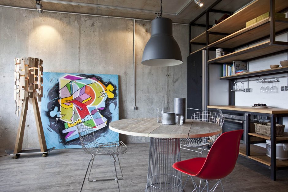 Потолок в стиле лофт Индастриал