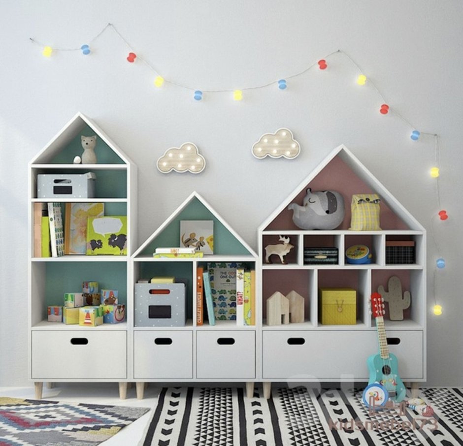 Полка домик в детскую