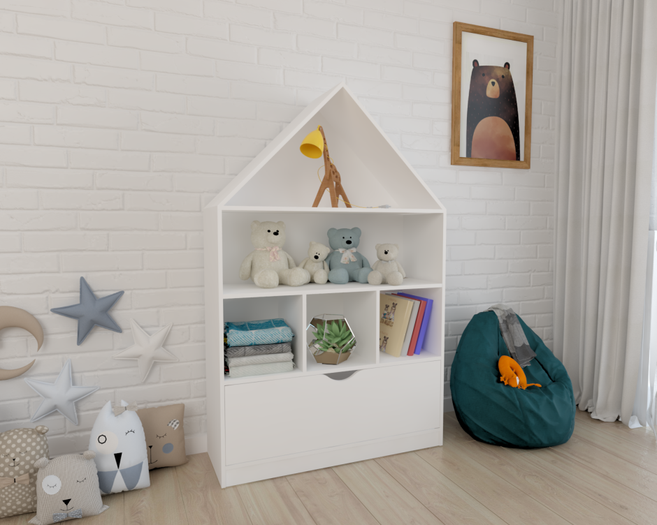 Стеллаж домик