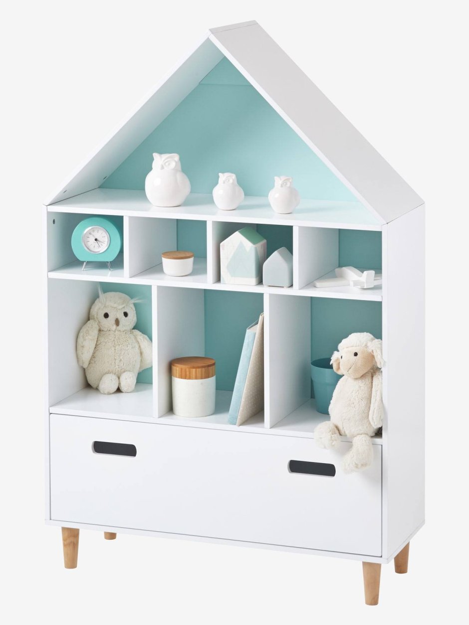 Стеллаж и тумба в детскую