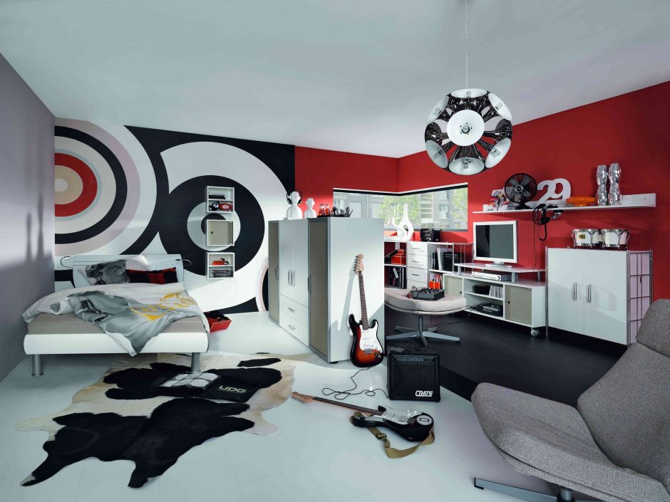 Комнаты красивые молодежно