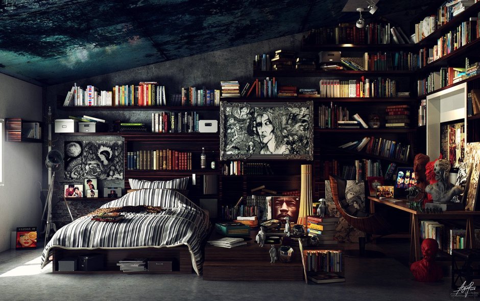 Комната в творческом стиле