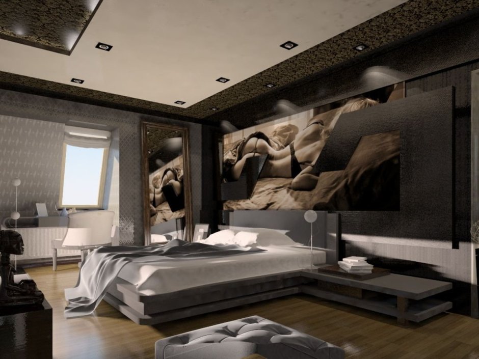 Стильная мужская комната