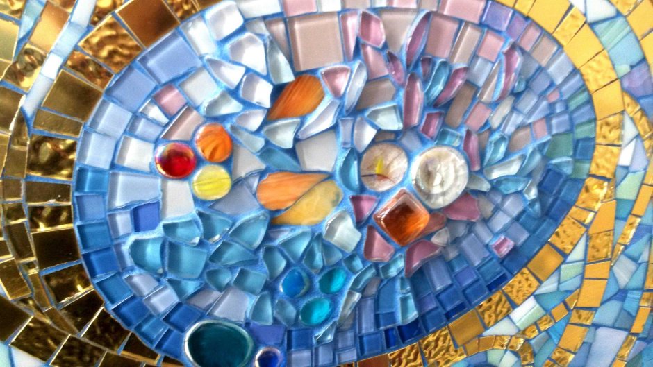 Художественная мозаика из стекла