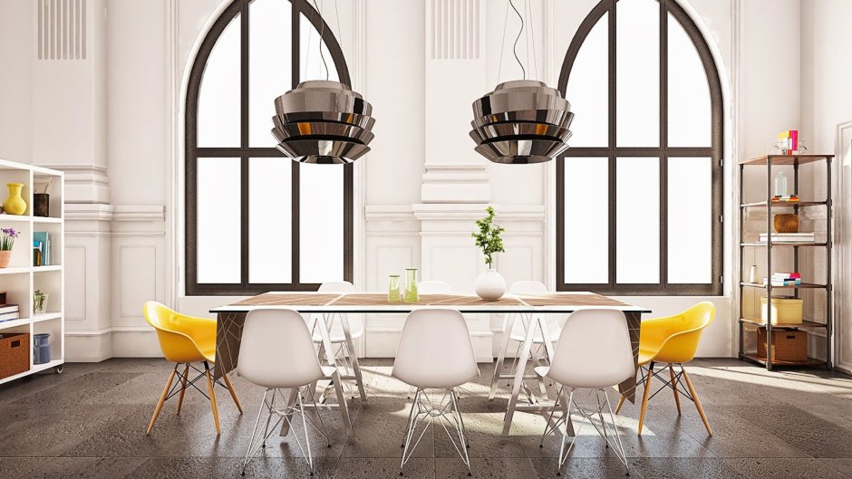 Стулья Eames в интерьере