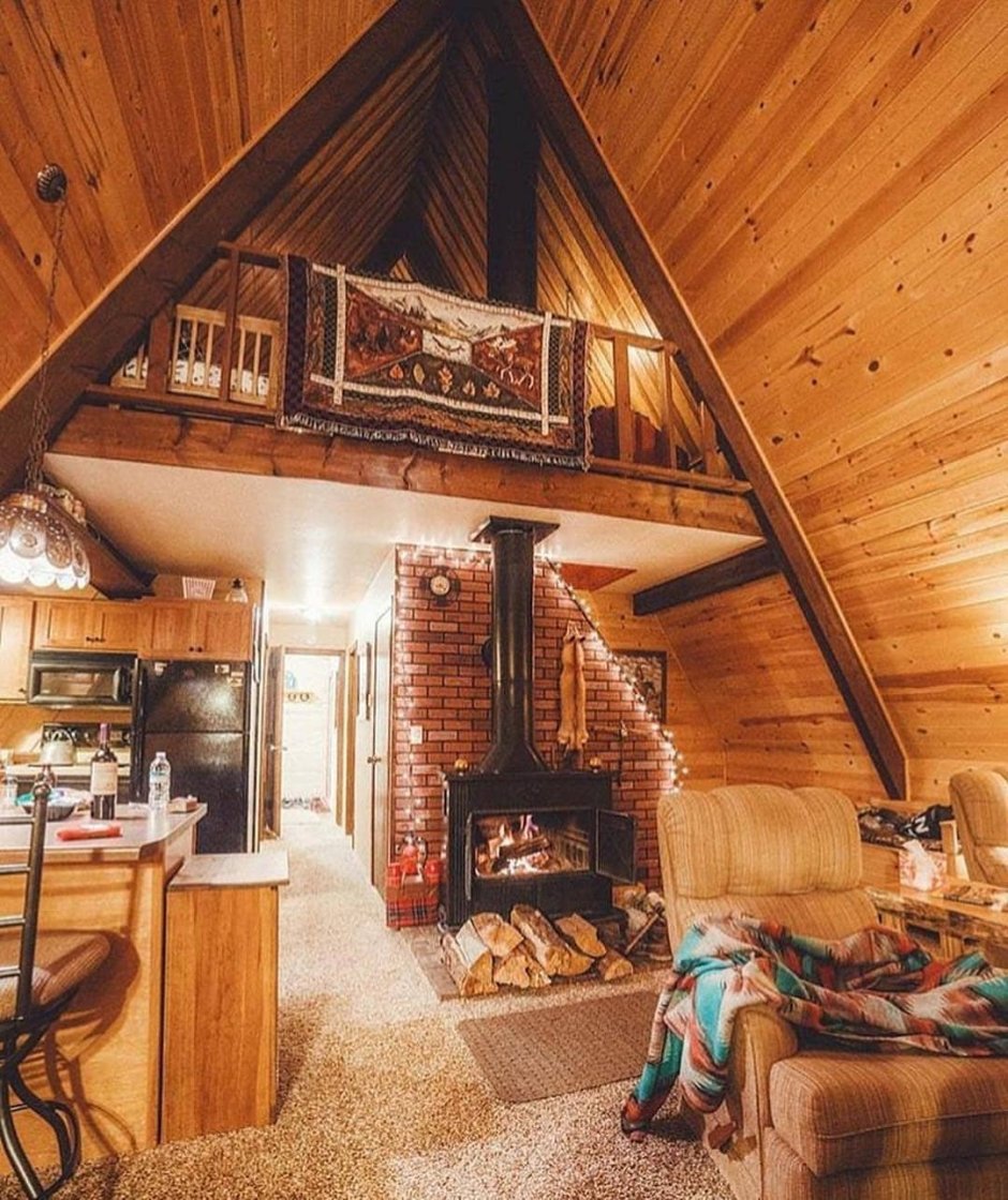 А-образный дом. A-frame. Дом шалаш.