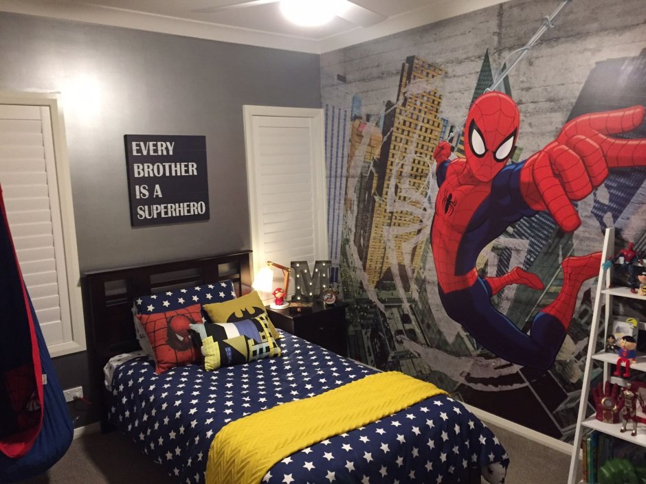 Детская комната в стиле супергероев