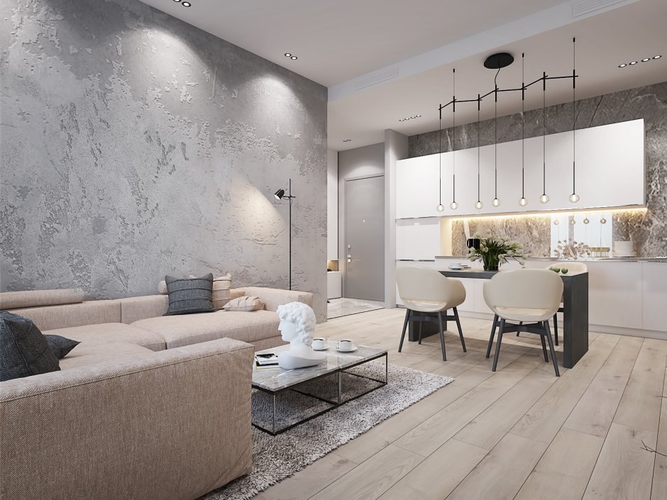 Декоративная штукатурка в современном стиле