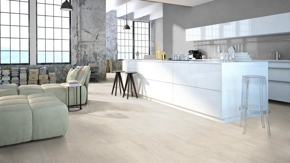 Ламинат Classen Visiogrande бетон графитовый 44153