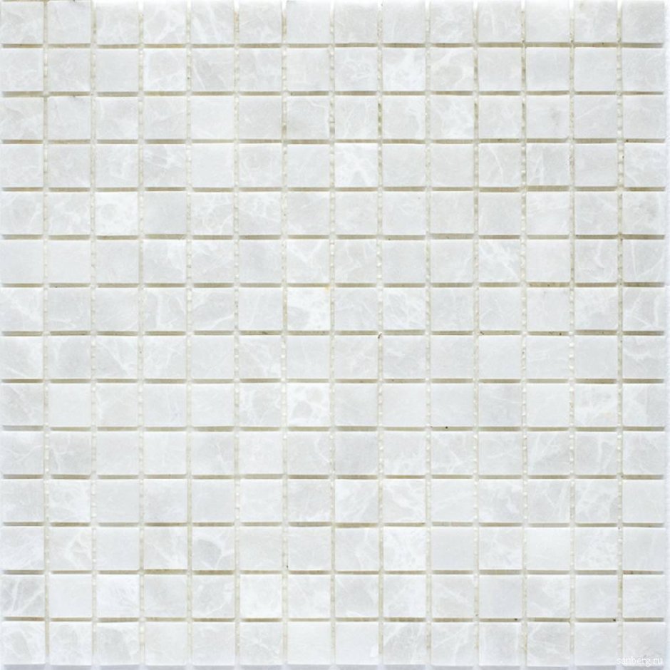 Мраморная мозаика Starmosaic Wild Stone 1070074 белая 30,5х30,5 см