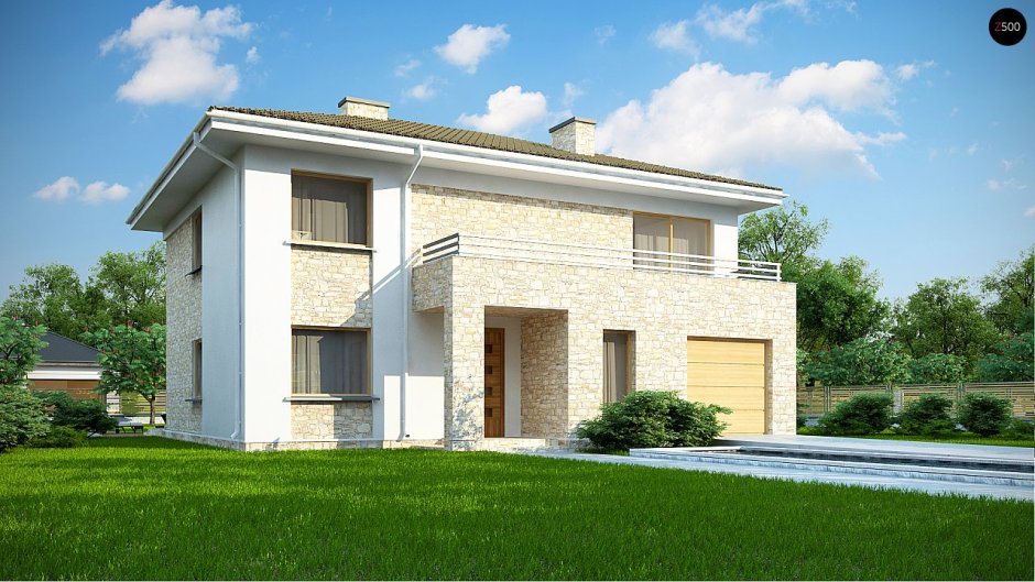 Z500 проекты двухэтажных