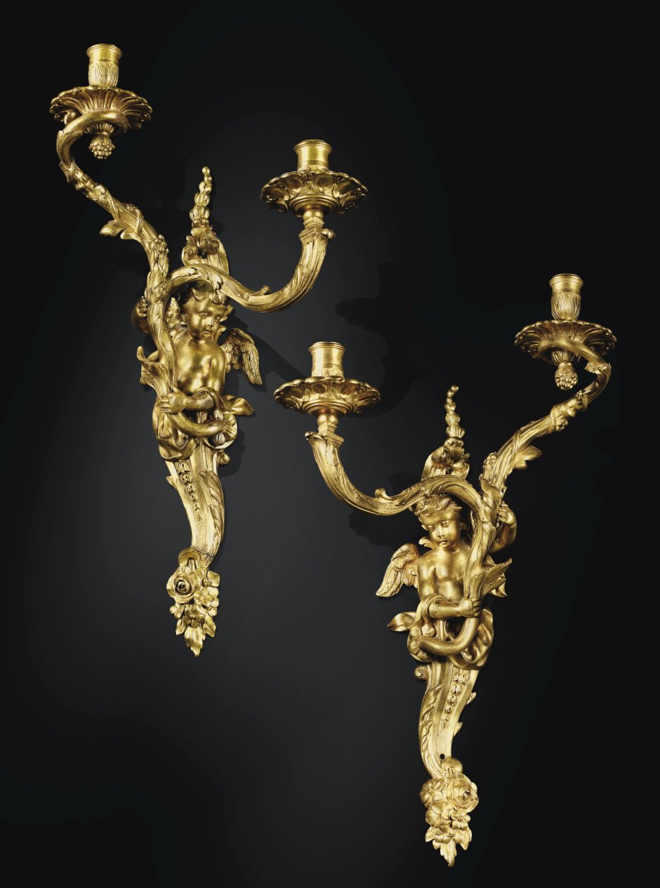 Бра антик бронза