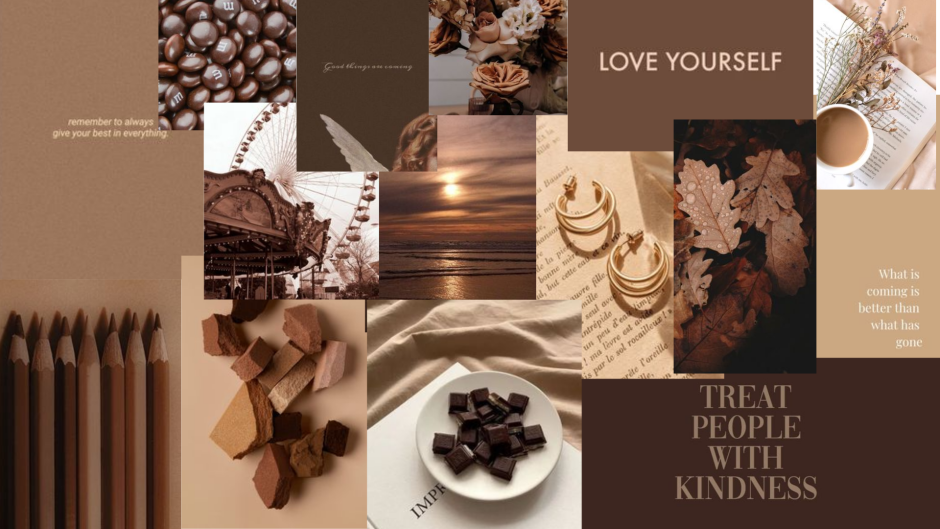 Brown aesthetic Wallpaper for Computer