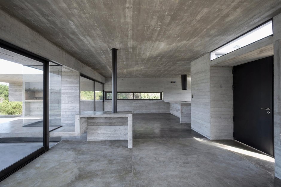 Архитектурный бетон в интерьере