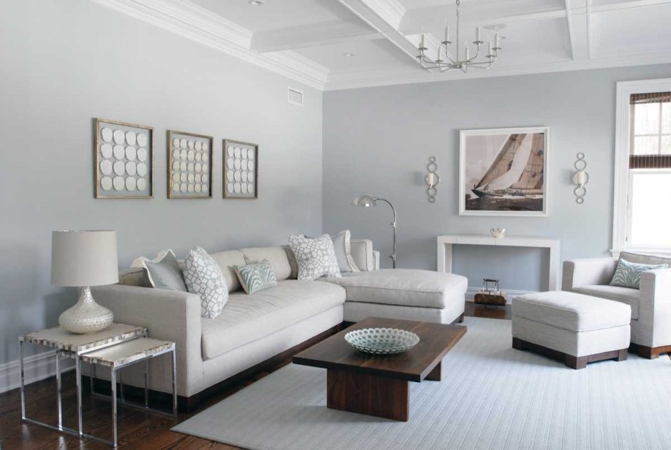 Жемчужно-серый цвет в интерьере