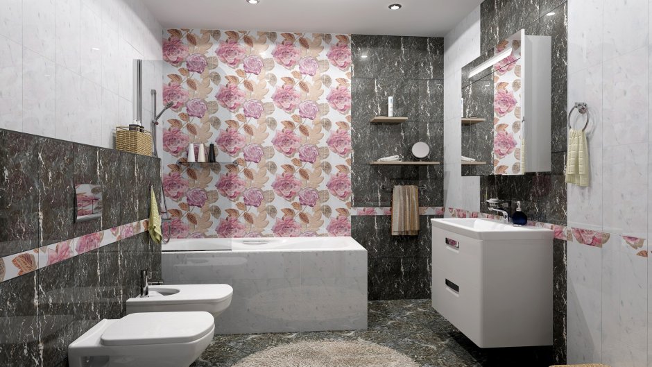 Argos Flowers-1 декор 25x40