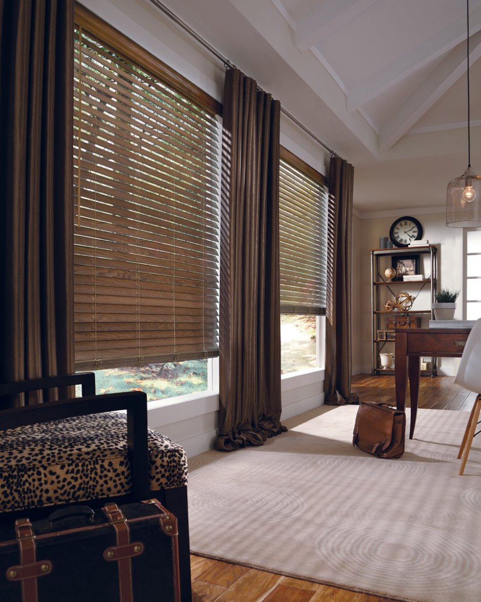 Hunter Douglas жалюзи деревянные