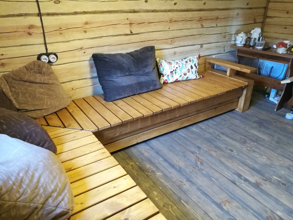 Скамейка в предбанник