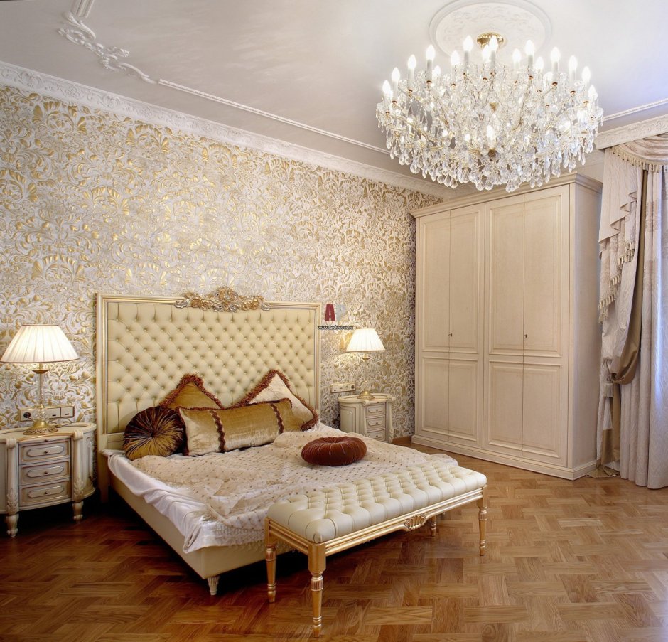 Спальня бело Золотая