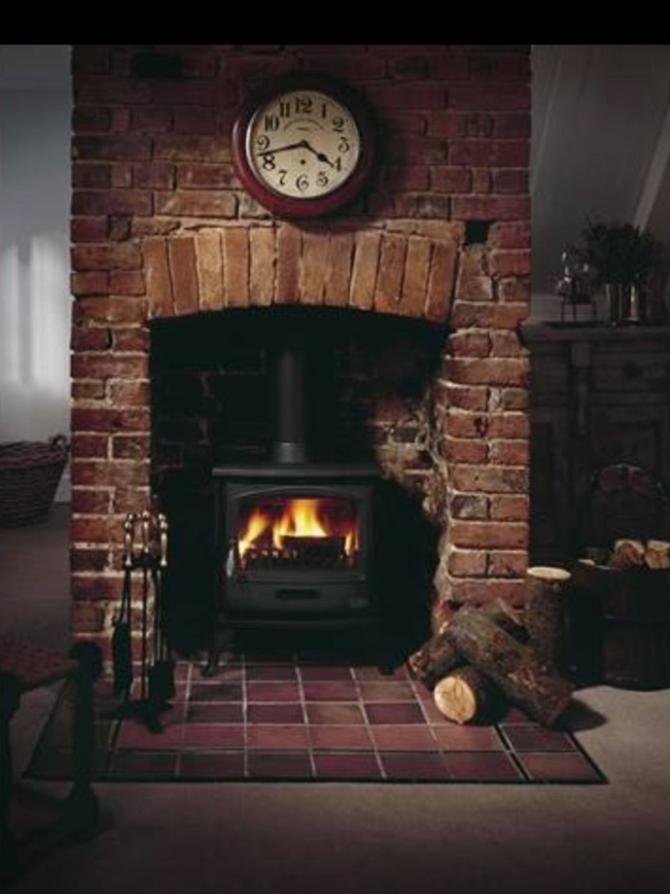 Дровяная печь-камин Fireplace Anna