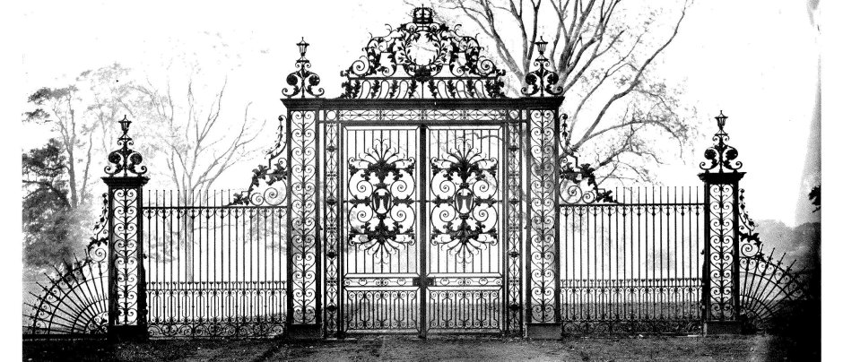 Кованые ворота классицизм 19 век СПБ