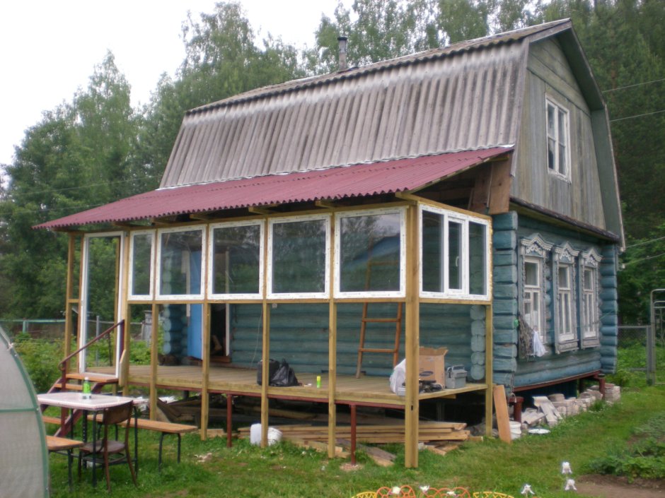 Веранда в сельском доме