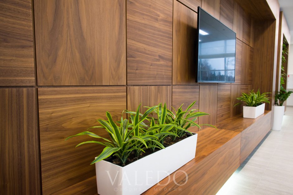 Шпонированные панели Wallhof Wood "тик"