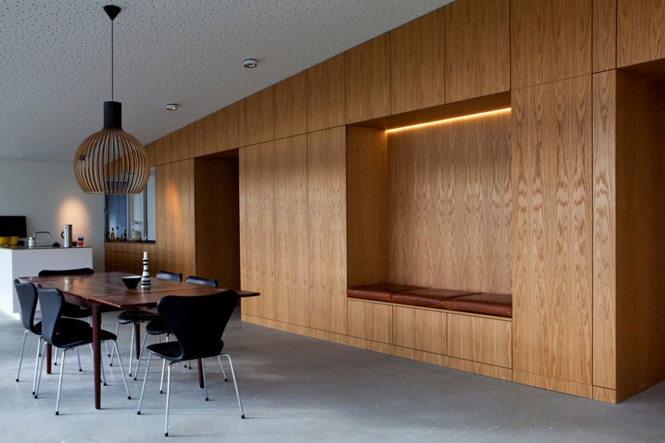 Шпонированные панели Wallhof Wood "тик"