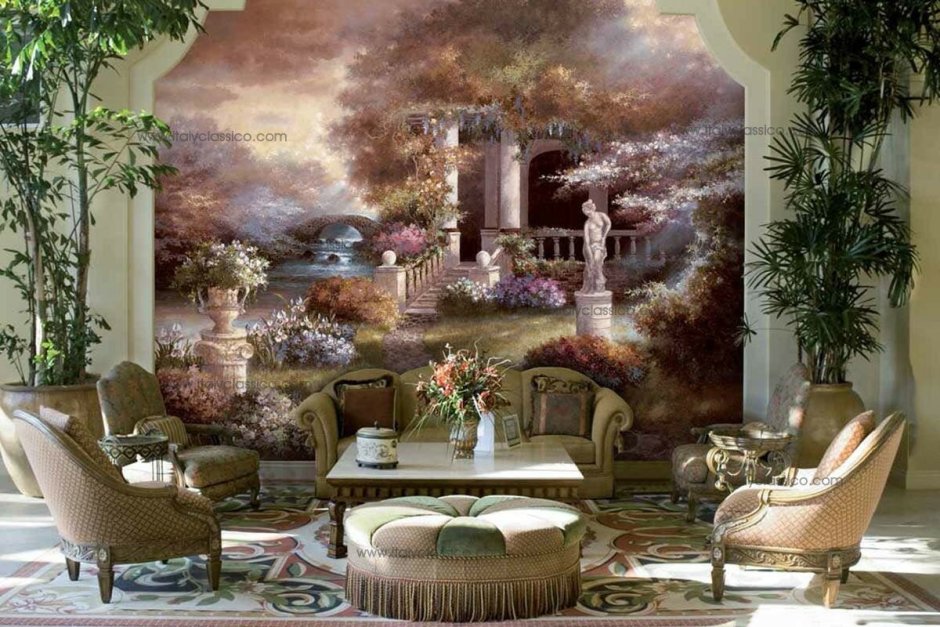 Фрески Affresco в интерьере