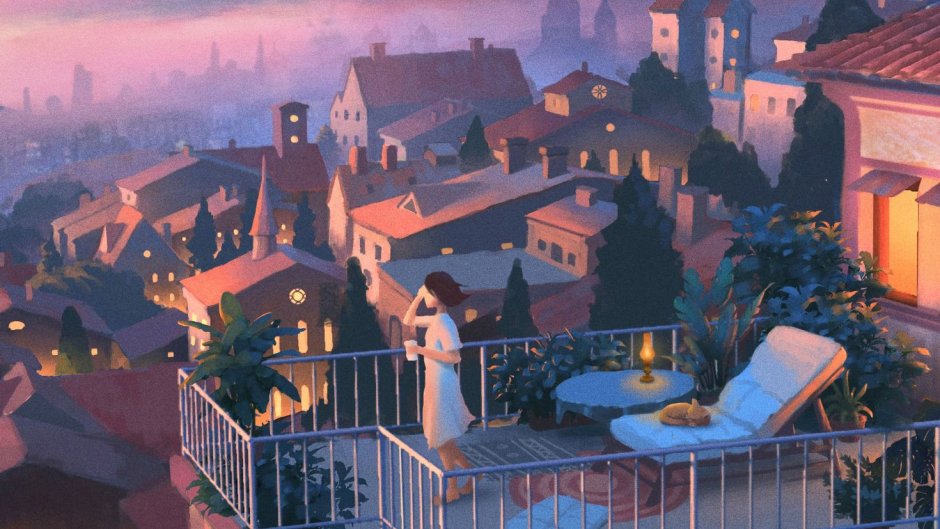 Сказочный балкон