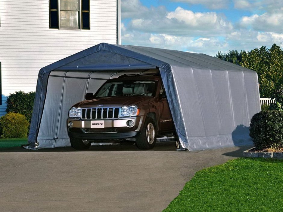 Гараж тентовый 3,7x6,1x2,4м