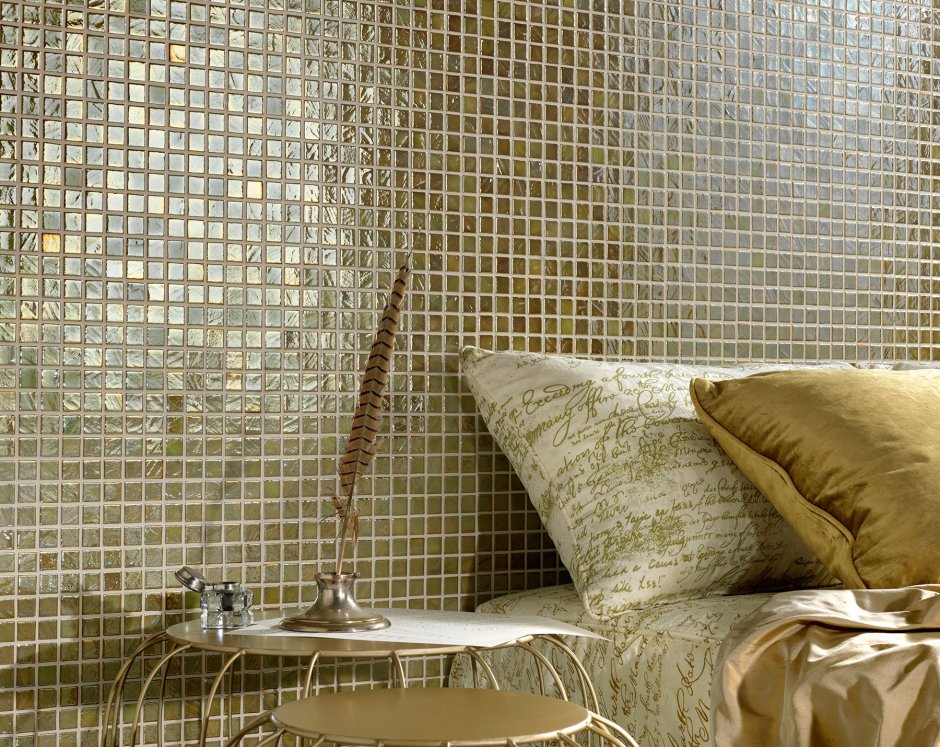 Мозаика Vidrepur Titanium в интерьере